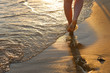 footprint on sand