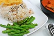 Healthy unpolished rice set