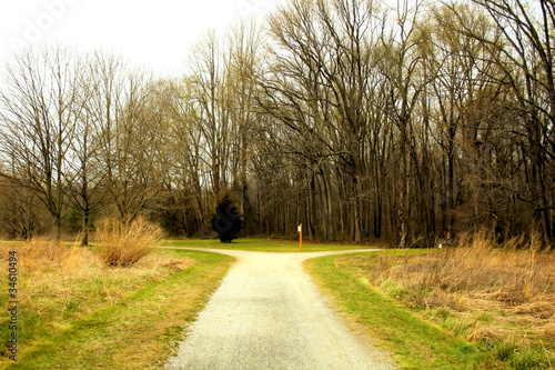 Photo: Country road in rural area. Country road in rural area.