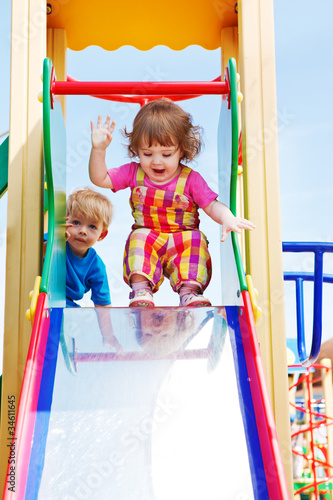 Photo: Two happy toddlers Two happy toddlers