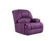 Bright purple leather Armchair isolated on white Bright purple leather Armchair isolated on white