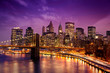 New York Manhattan Pont de Brooklyn