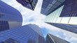 timelapse under the skyscrapers