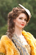 The young woman in clothes of 18 centuries The young woman in clothes of 18 centuries