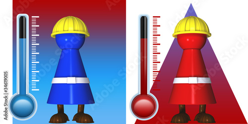 Illustration: Illustration of radiant heat Illustration of radiant heat