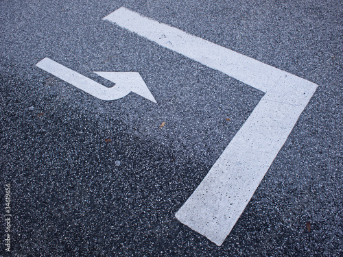 Foto: Straßenspuren Straßenspuren