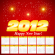 Vector: calendar for 2012 through 2014 calendar for 2012 through 2014