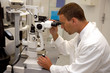 Doctor  in ophthalmology clinic