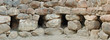 nicchie nel nuraghe di barumini, in sardegna
