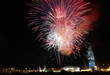 fuegos artificiales en las festividades de sagunto