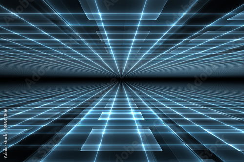 Illustration: Abstract futuristic background Abstract futuristic background