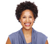 Pretty young woman smiling