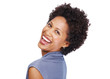 Portrait of attractive young woman smiling