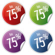 Button Rabatt Set - bis 75% prozent sparen reduziert