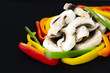 Légumes frais sur plancha