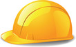 Yellow safety hard hat.