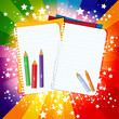 Back to School rainbow background