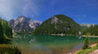 Colour lake Lago di Braies in Dolomiti1 - Italy Europe
