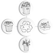 Recycling Trash Bin Chart Recycling Trash Bin Chart
