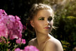 girl in the garden girl in the garden