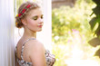 Young woman with summer make-up