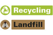 Vector: Recycling/Landfill Recycling/Landfill