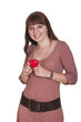 verliebte junge Frau,
