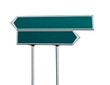 Signpost isolated