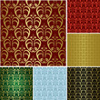 eps - beautiful seamless patterns - set