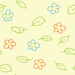 seamless pattern of childish  picture  - eps