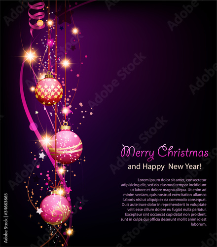 Vektor: Christmas Background. Christmas Background.