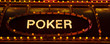 Old Fashioned Poker Sign