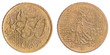Pièce de 50 centimes euros  pile et face