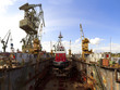 Fireboat in dock