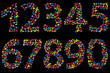 Set of numbers made of letters