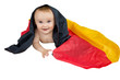 Baby unter Deutschlandfahne