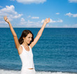 Happy young woman