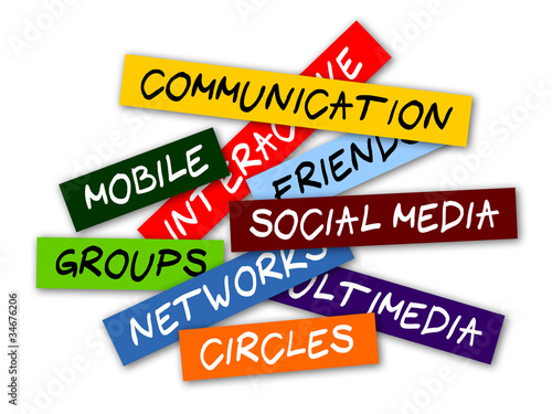 Photo: Social Media Labels Social Media Labels