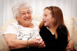 visiting with Great Grandma