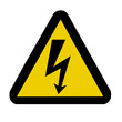 High voltage warning sign