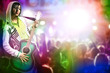 young beauty woman with guitar young beauty woman with guitar