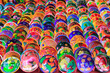 clay ceramic plates from Mexico colorful