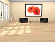 3d Rendering Raum mit Sesseln, Wartezimmer, Büro