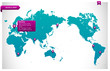 Vetor: world map module for web - easy editable world map module for web - easy editable