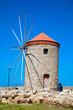 Mill in Rhodes harbor,Greece. Mill in Rhodes harbor,Greece.