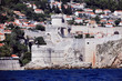 Dubrovnik old city defense walls Dubrovnik old city defense walls