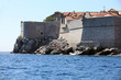 Dubrovnik old city defense walls Dubrovnik old city defense walls