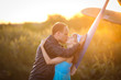 Sunset kisses