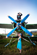 Photo: Crazy pilot with girlfriend Crazy pilot with girlfriend