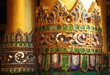Decorated columns, Shwedagon Pagoda detail